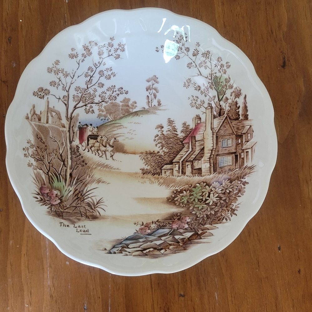 Coaching Days Salad Bowls by Ridgway Staffordshire England